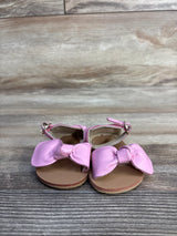 Janie & Jack Leather Bow Sandals Pink sz 3c