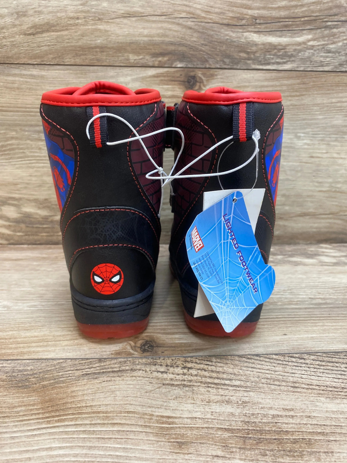 NEW Marvel Toddler Boys' Spider-Man Winter Snow Boots sz 7c