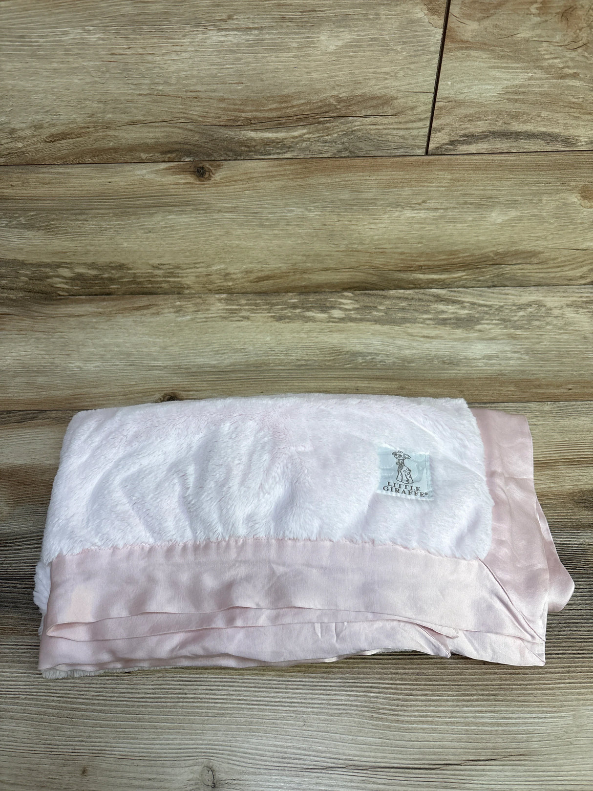 Little Giraffe Luxe Baby Blanket Pink