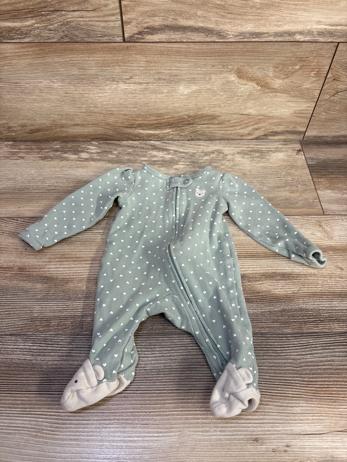 Carter's Sleeper Green sz Newborn