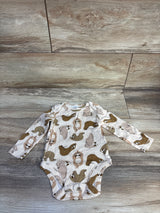 Old Navy Sloth Bodysuit Beige sz 6-12m