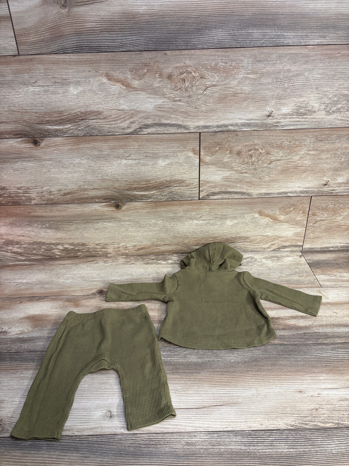 Modern Moments Thermal 2pc Set Green sz 3-6m