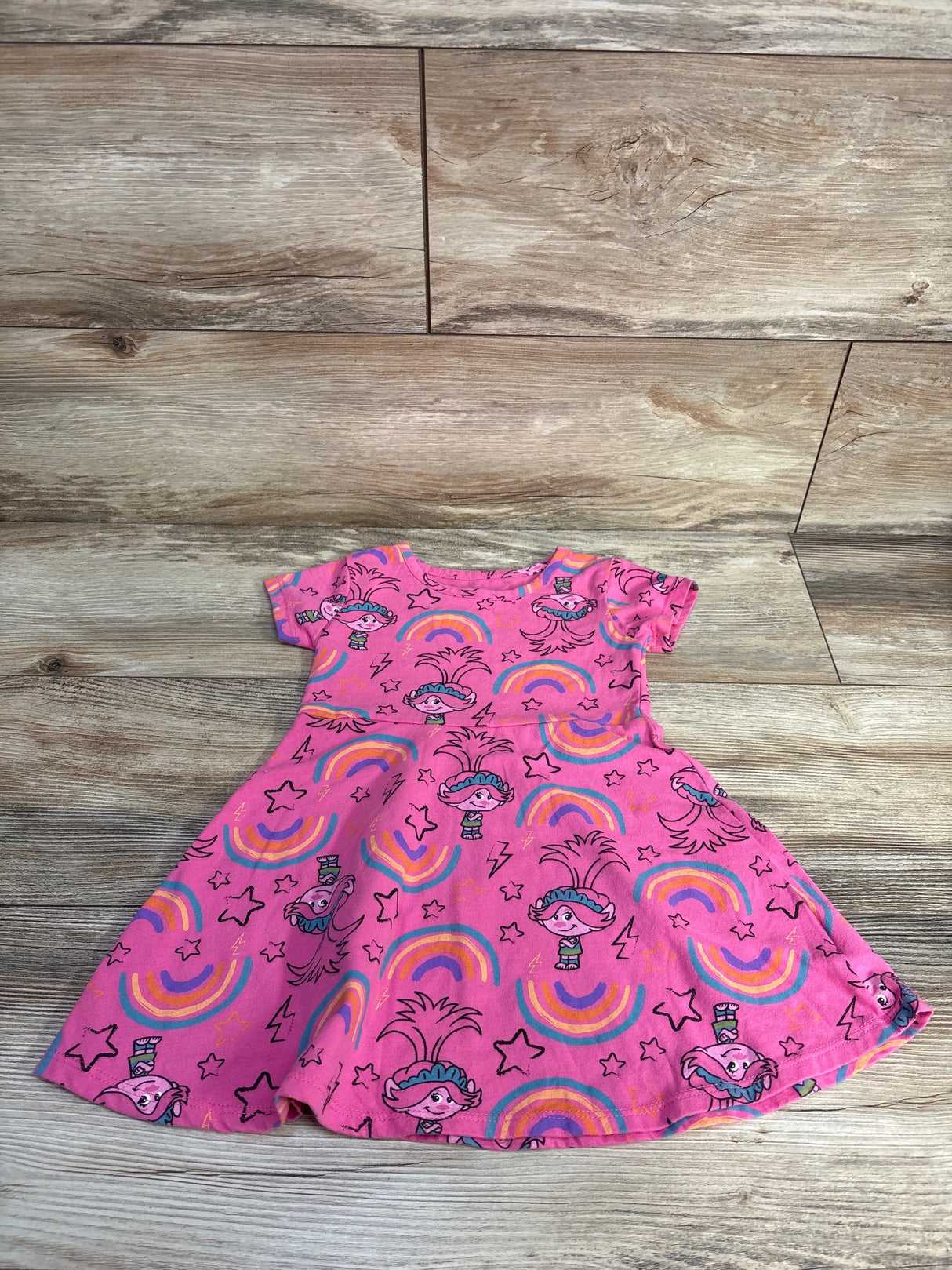 DreamWorks Trolls Dress Pink sz 3T - Me n Mommy To Be