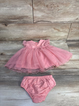 Laughing Llama 2pc Tulle Dress & Bloomers Set Pink sz 3m