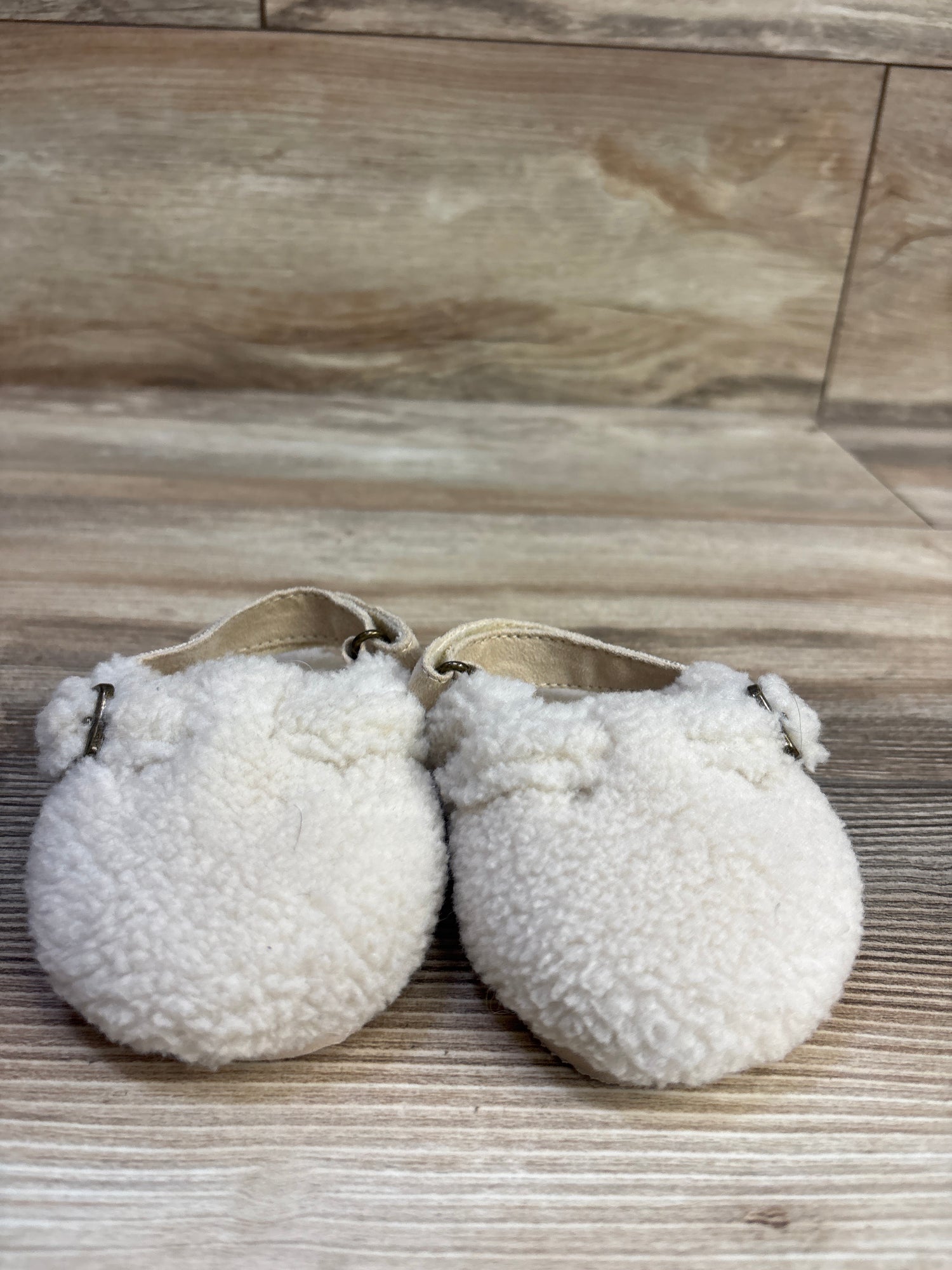 Baby Gap Sherpa Clogs Cream sz 6-12m/3c