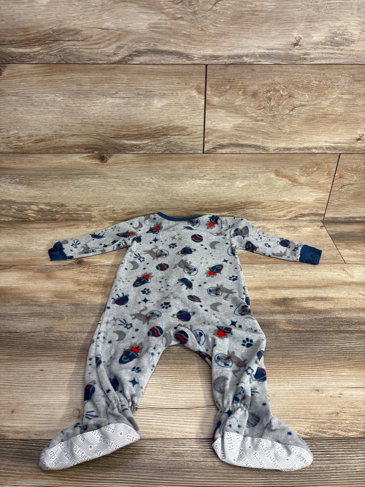 Kids Headquarters Space Dog Blanket Sleeper Grey sz 12m