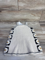 NEW Zara Crochet Sleeveless Dress Cream sz 3T
