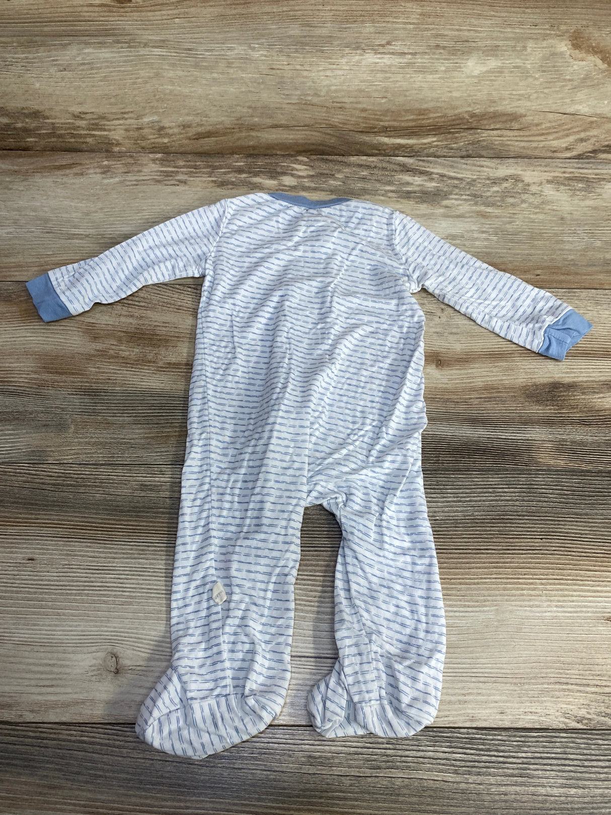 Milkberry Striped Footie White sz 0-3m