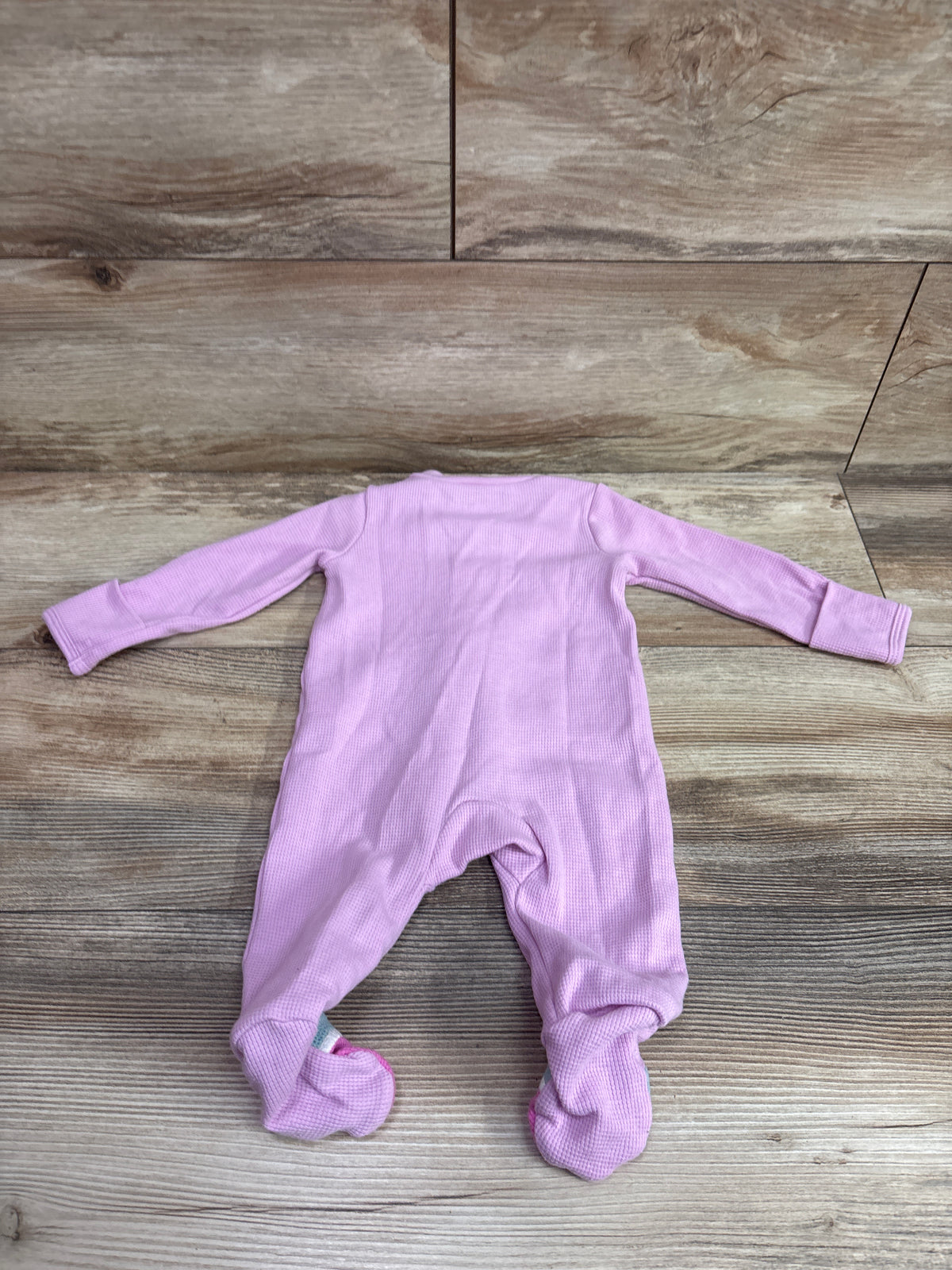 Just One You Waffle Knit Sleeper Pink sz 3m
