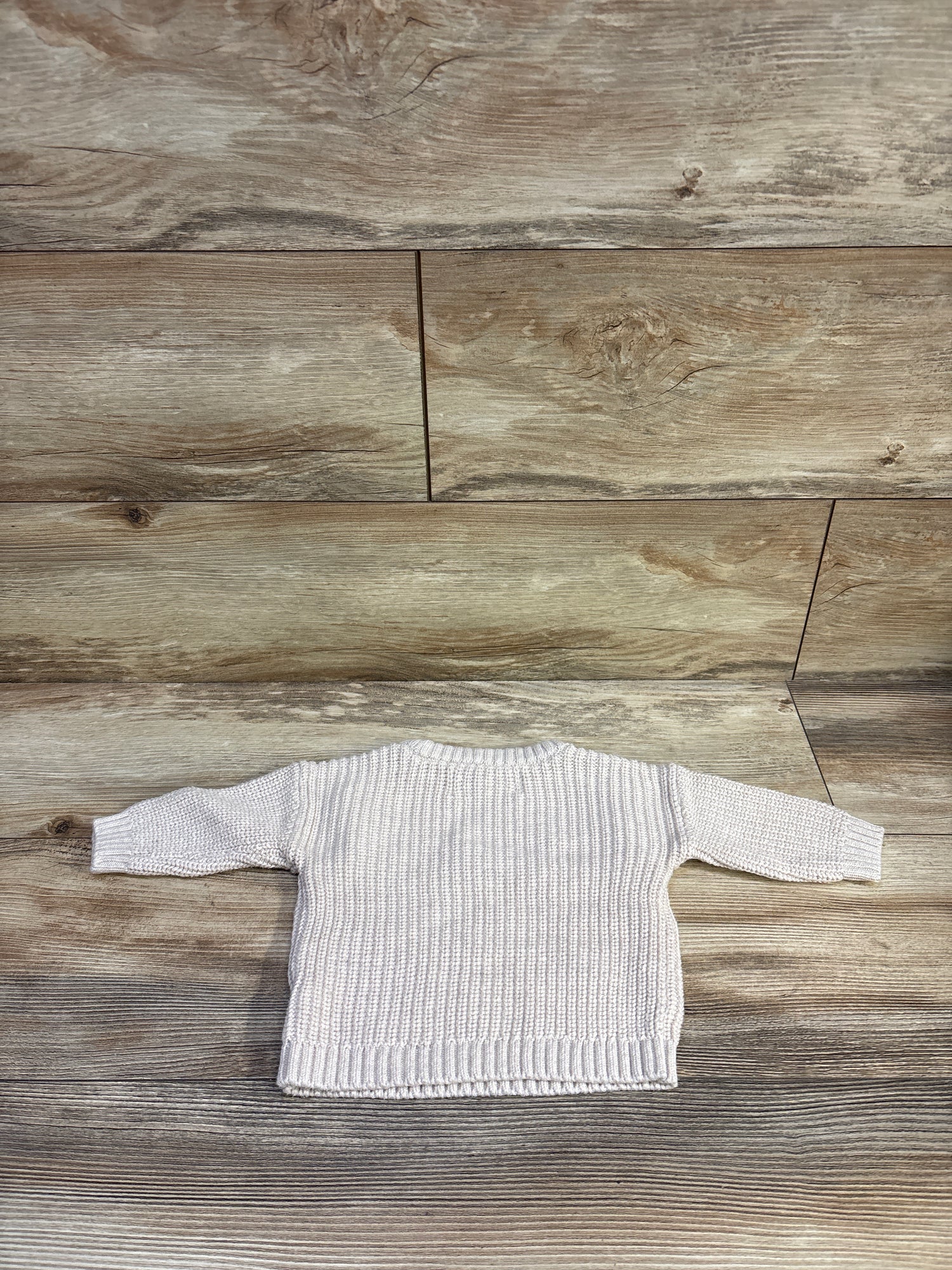 Old Navy Knit 'Boo' Sweater Beige sz 6-12m