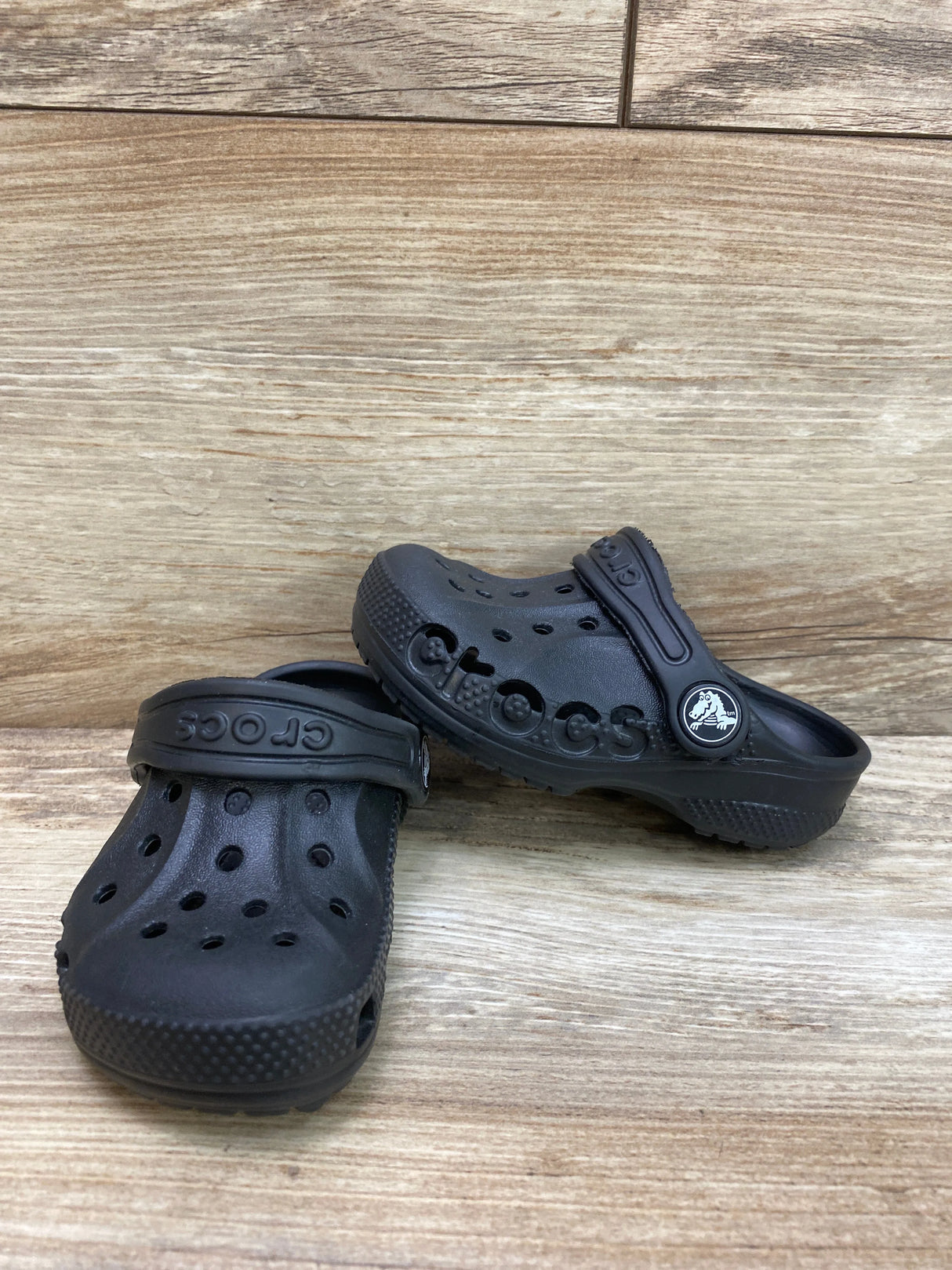 Crocs Classic Clogs Black Sz 6c