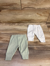 Just One You 2pk Pants Green sz Newborn