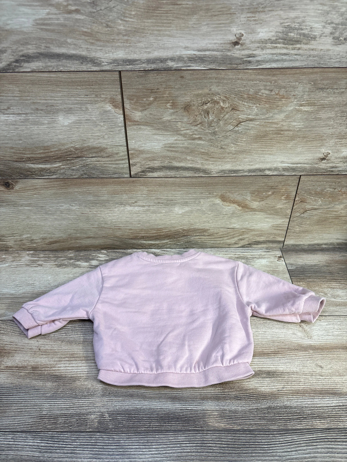Cat & Jack Heart Pullover Sweatshirt Pink sz 6-9m