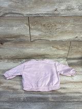 Cat & Jack Heart Pullover Sweatshirt Pink sz 6-9m