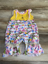Marie Nicole Floral Romper Yellow sz 12-18m - Me n Mommy To Be