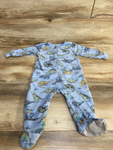 Kids Headquarters Dinosaur Blanket Sleeper Blue sz 12m