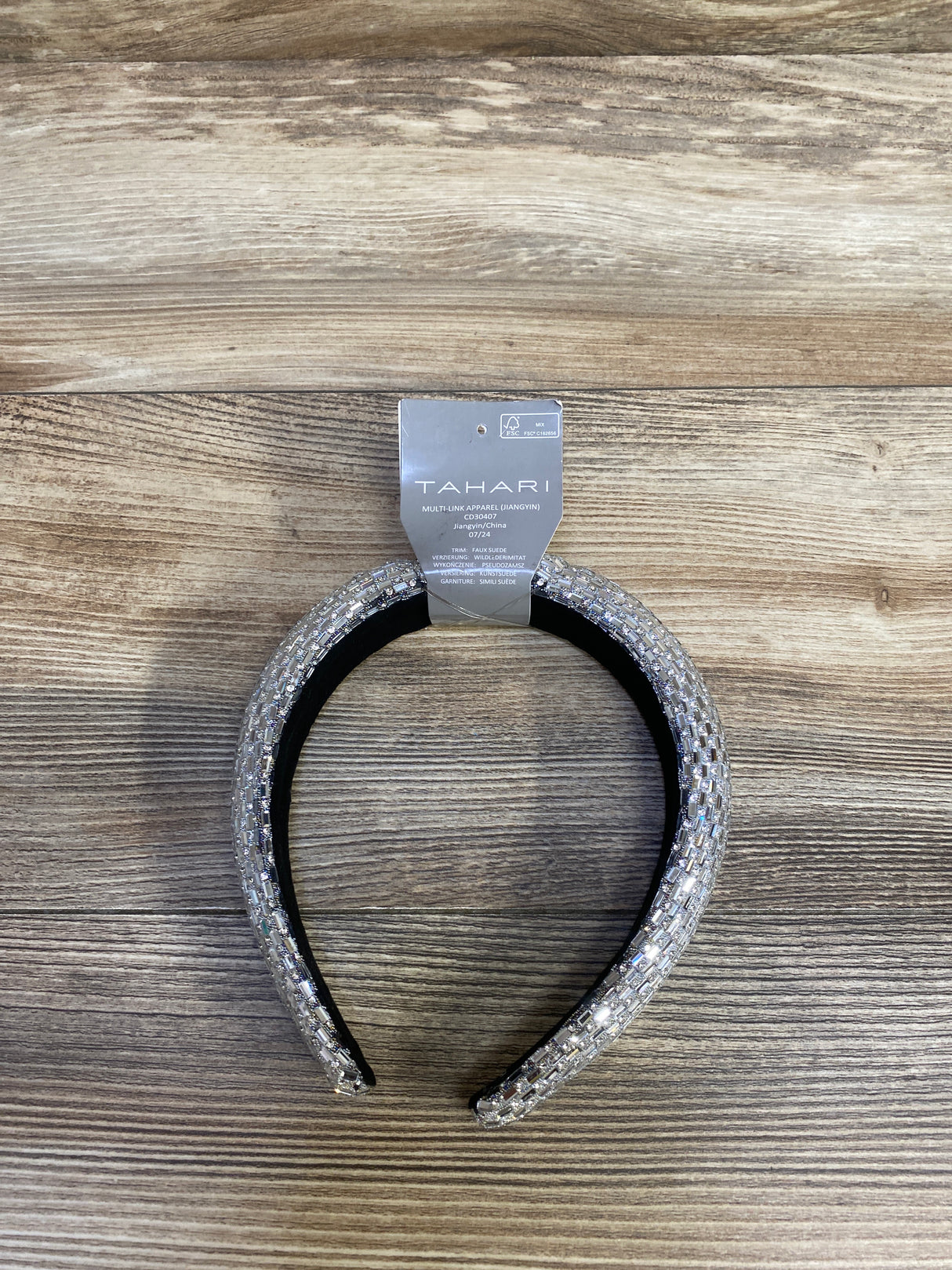 NEW Tahari Silver Multi-Link Headband