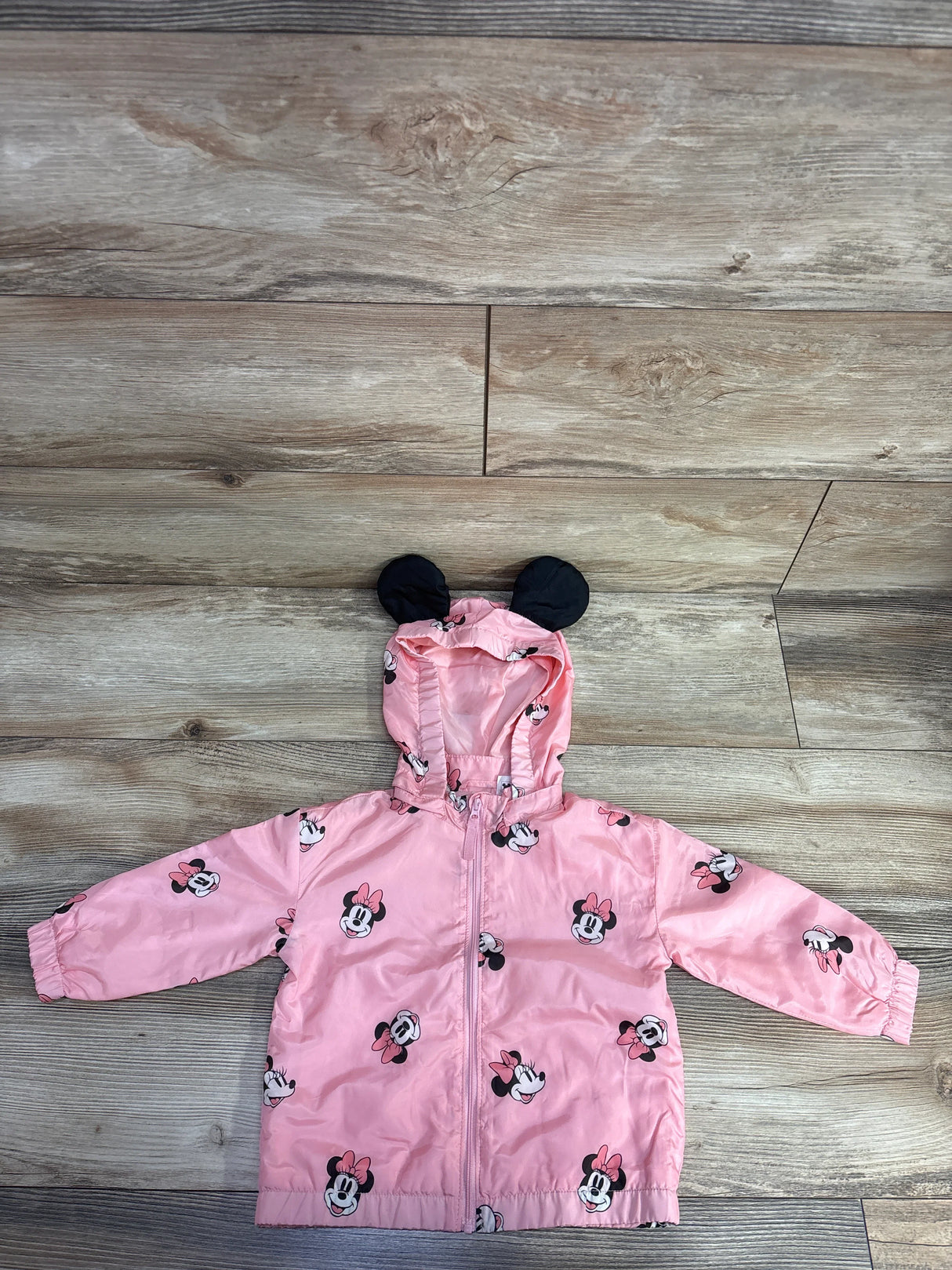 H&M x Disney Minnie Mouse Patterned Jacket Pink sz 18m