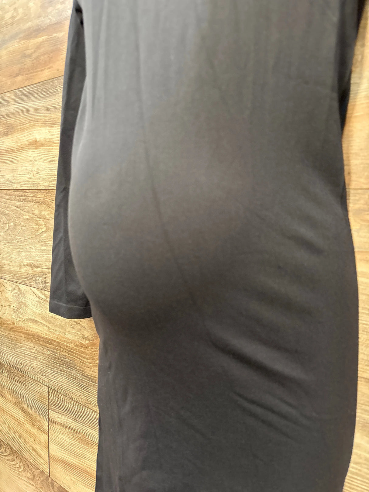 Isabel Maternity Long Sleeve Dress Black sz Medium - Me n Mommy To Be