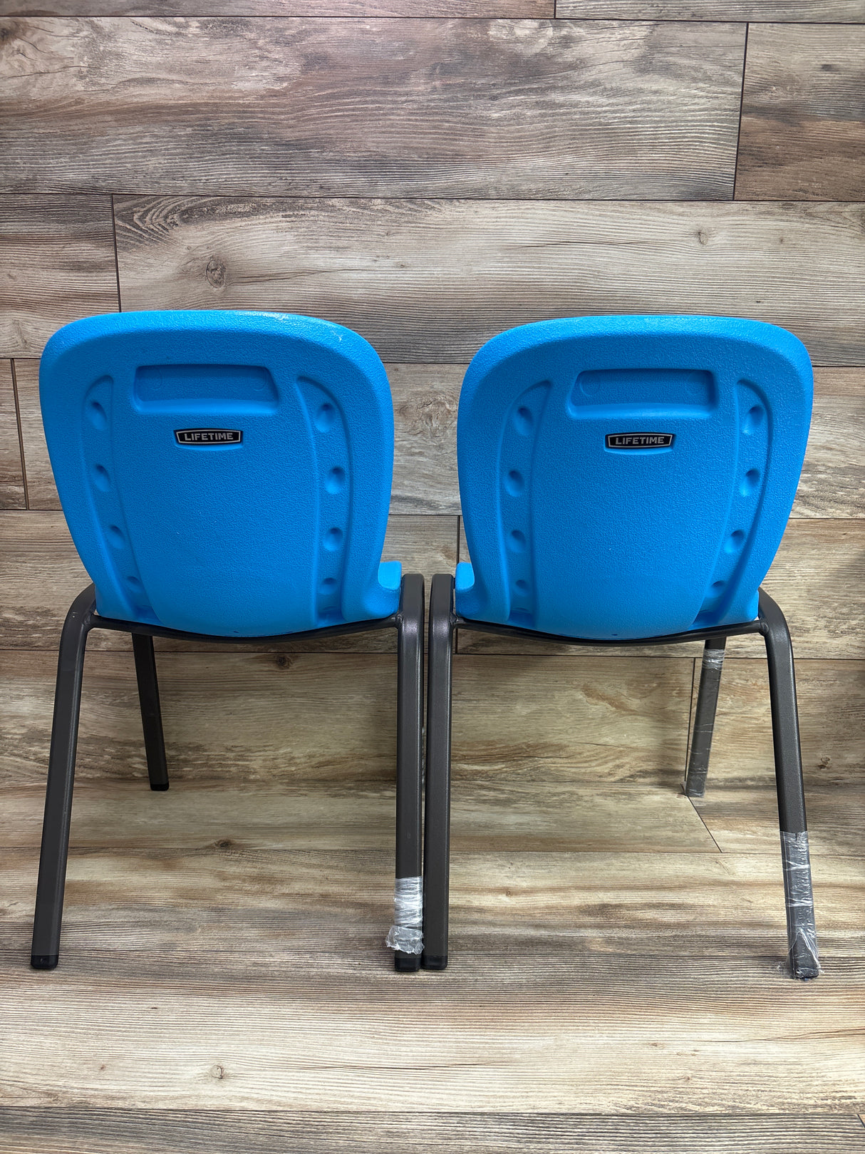Lifetime 2pk Kids Stacking Chairs Blue
