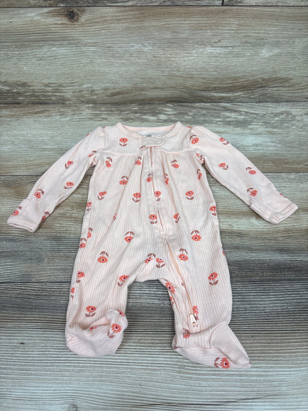 Carter's Ribbed Sleeper Pink sz Newborn