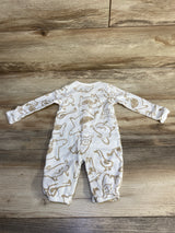 Carter's Animal Print Coverall White sz 3m