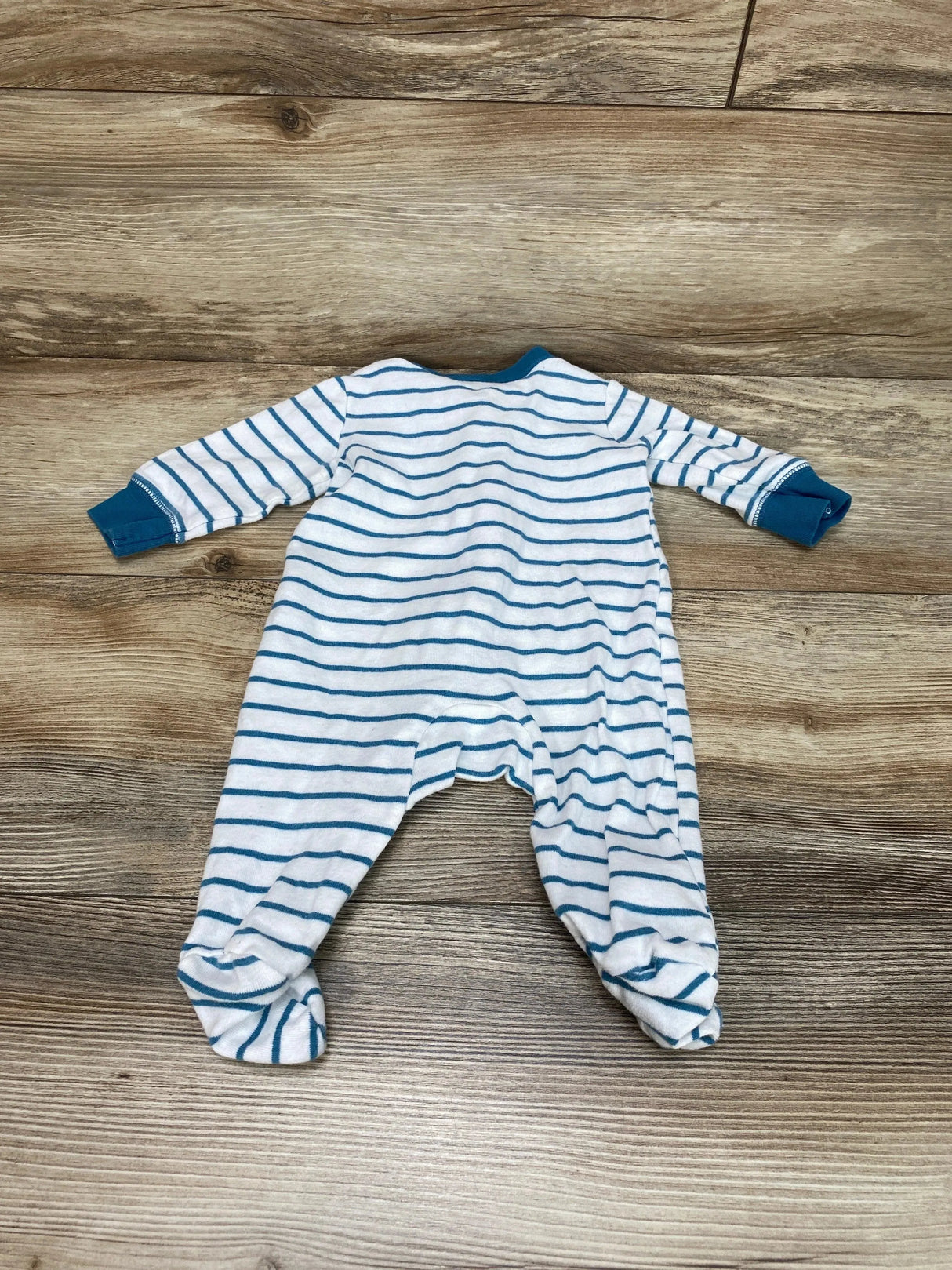 Carter's White Striped Sleeper sz 3m - Me 'n Mommy To Be