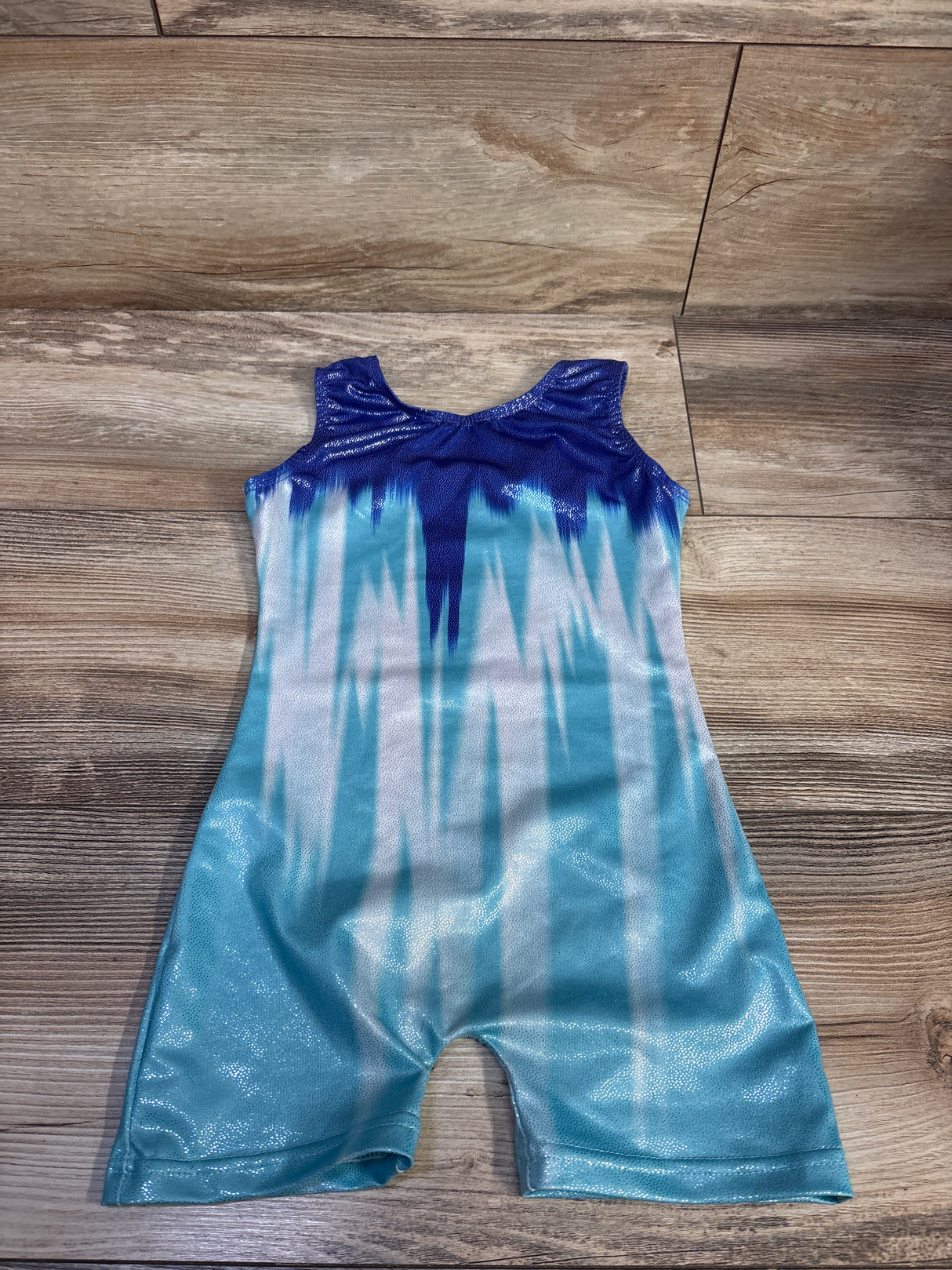 Weebloom Gymnastics Leotard Blue sz 2/3T