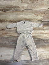 Zara 2pc Soft Sweater Set Oatmeal sz 1-3m