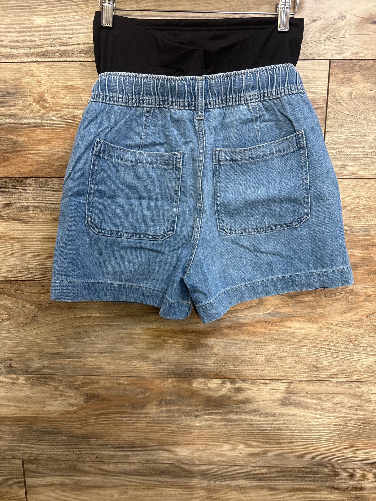 NEW Gap Maternity Full Panel Easy Denim Shorts Blue sz Small