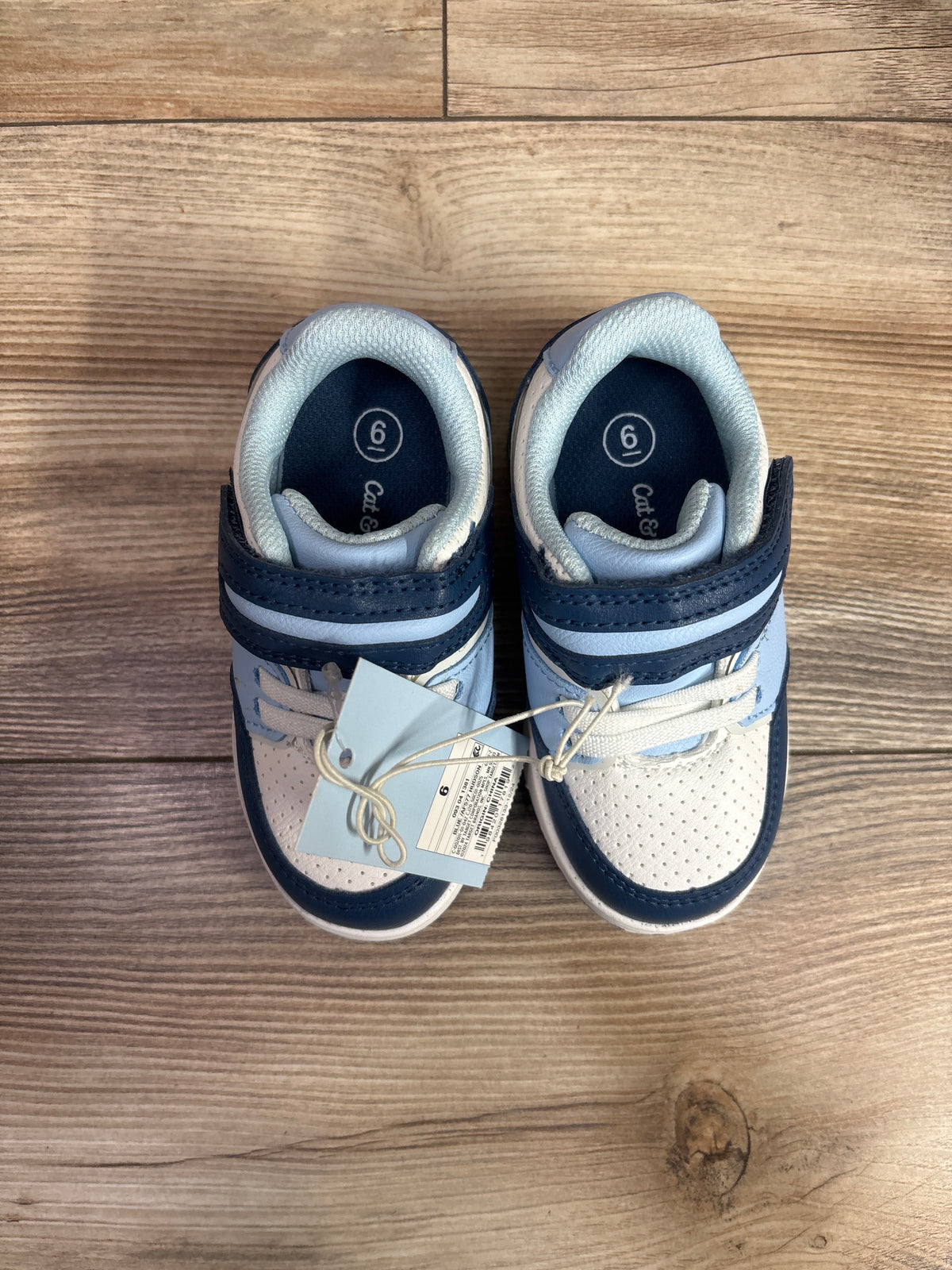 NEW Cat & Jack Hudson Sneakers Blue/White sz 6c