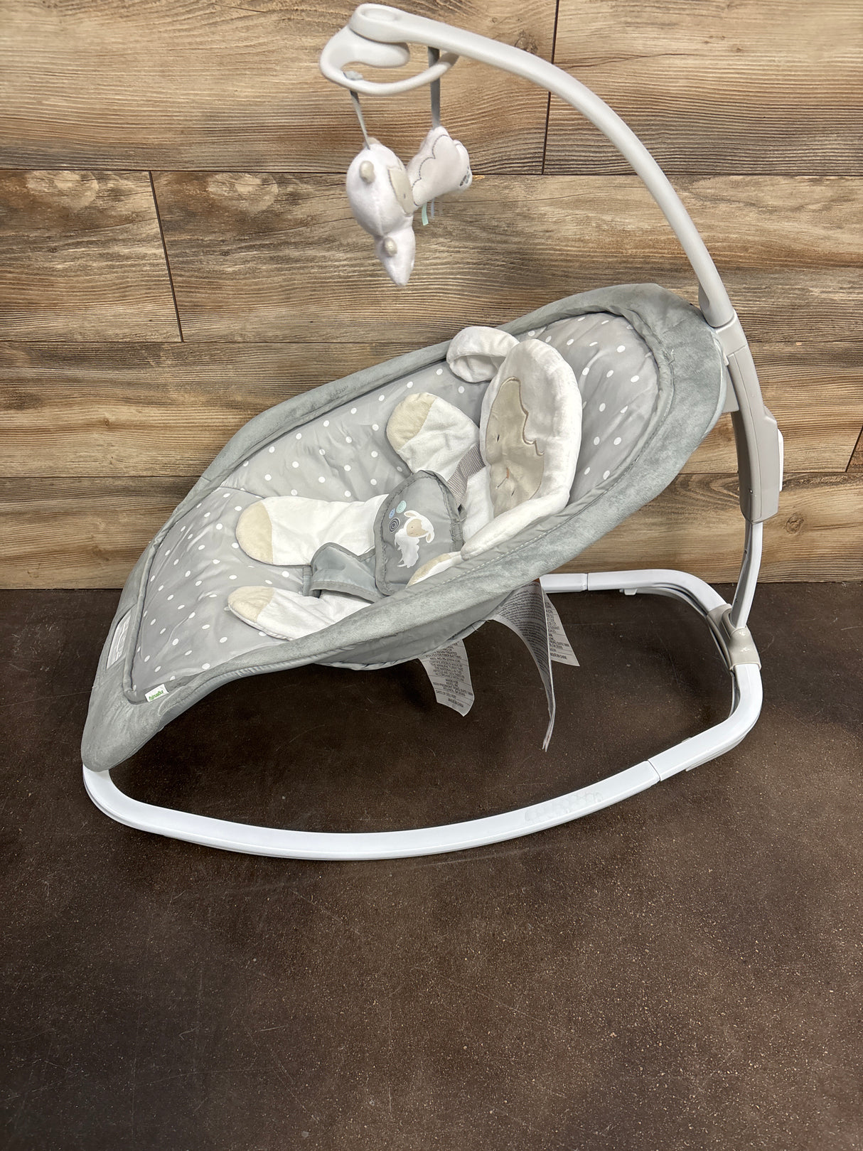 NEW Ingenuity Infant to Toddler Rocker and Baby Bouncer Seat in Cuddle Lamb