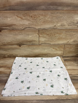 Cloud Island Muslin Swaddle Baby Blanket White 47x47''