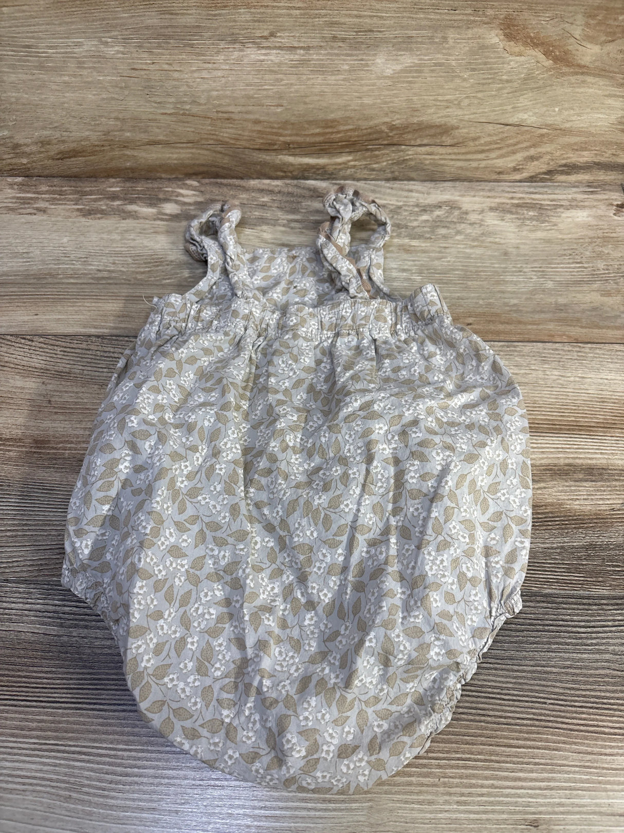 Carter's Floral Bubble Romper Grey sz 24m
