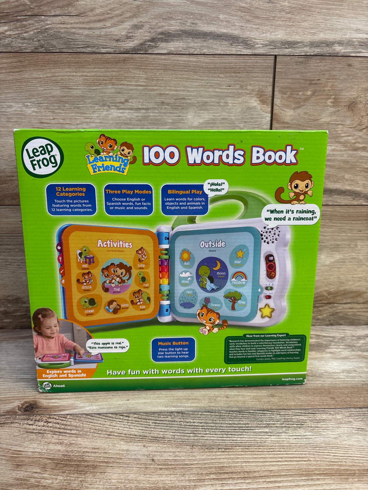 NEW LeapFrog Learning Friends 100 Words Book