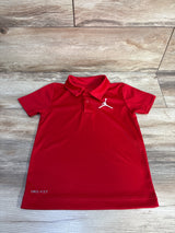 Air Jordan Quick-Dry Polo Shirt Red sz 5T
