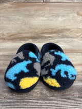 Wonder Nation Dinosaur Slippers Navy sz 5-6c