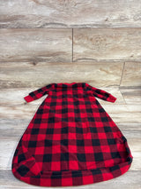 Carter's Plaid Blanket Sleep Sack Red sz 6-9m