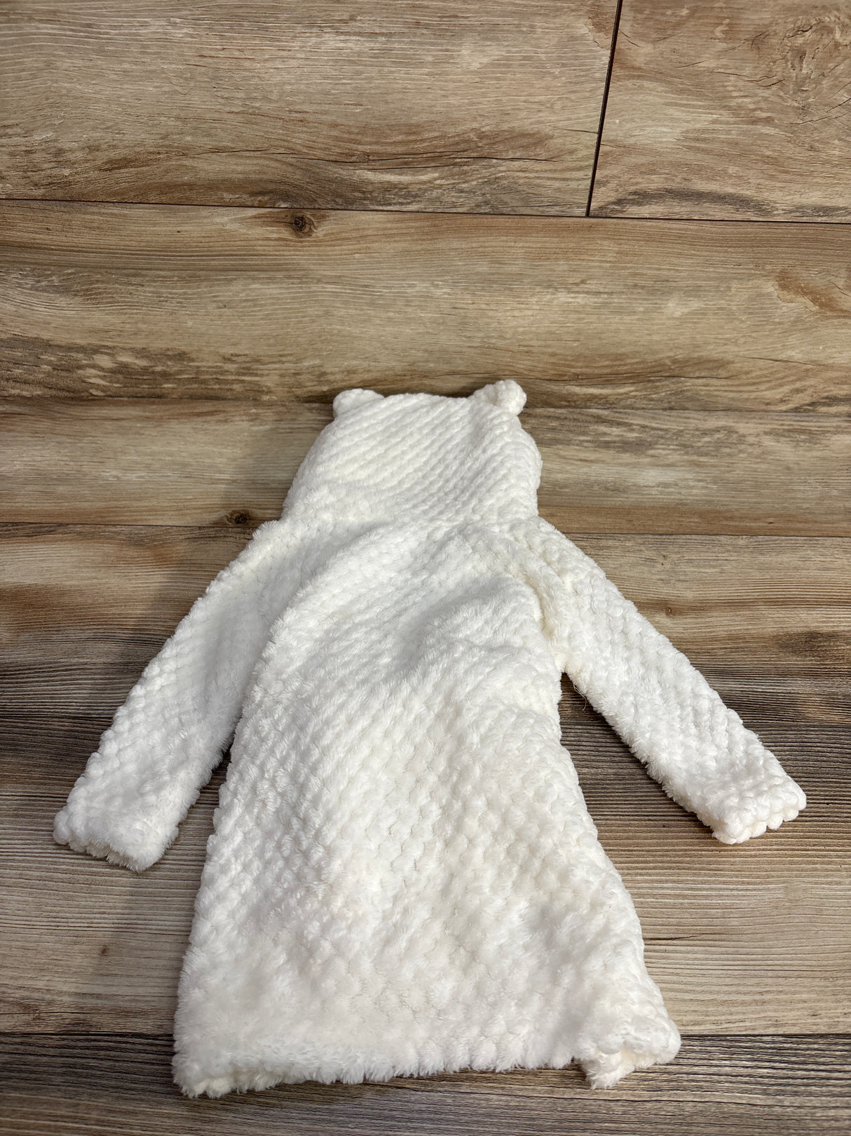 Cat & Jack Plush Robe Cream sz 0-9m