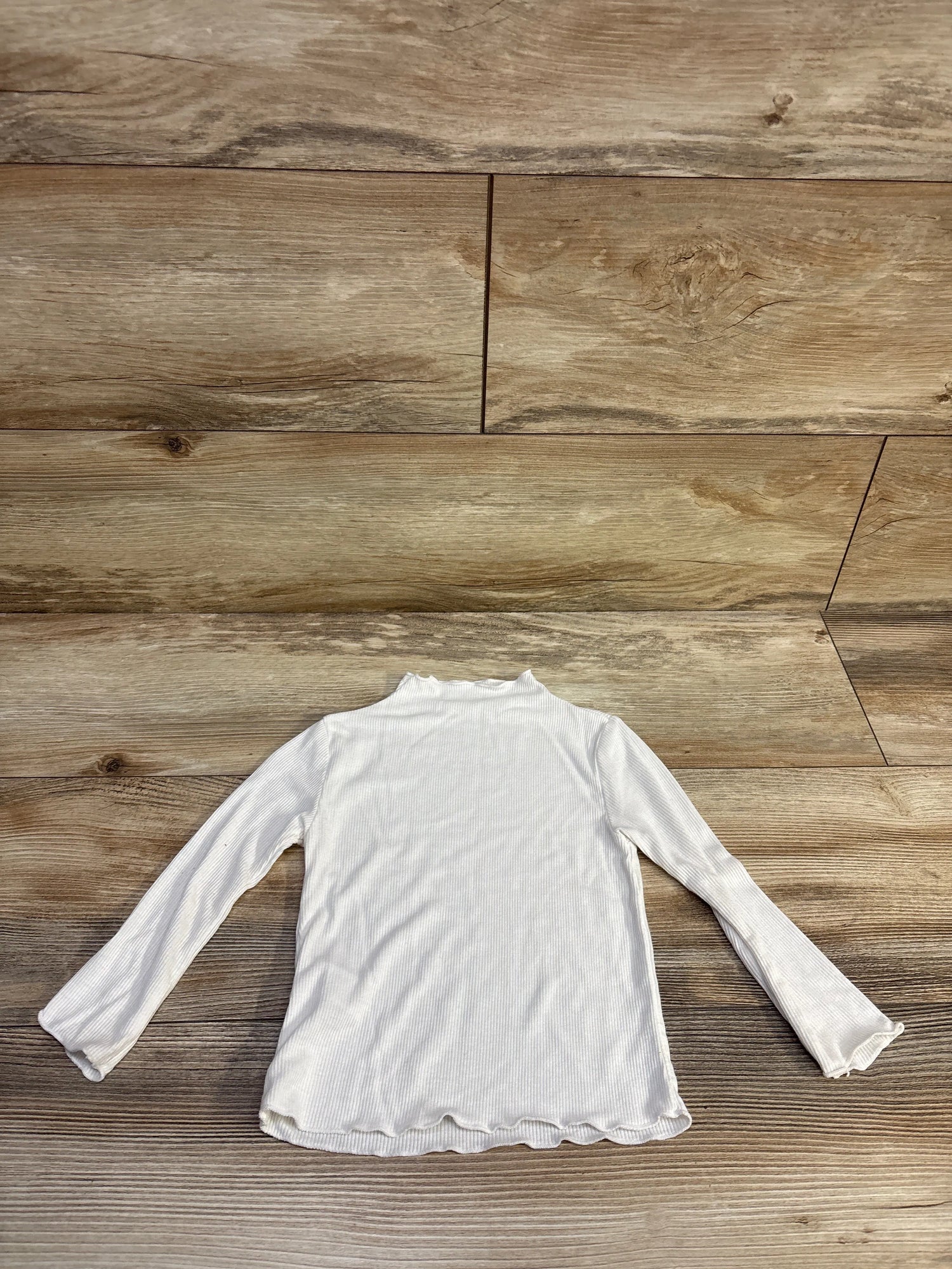 Lila & Jack Ribbed Turtleneck Shirt White sz 2T