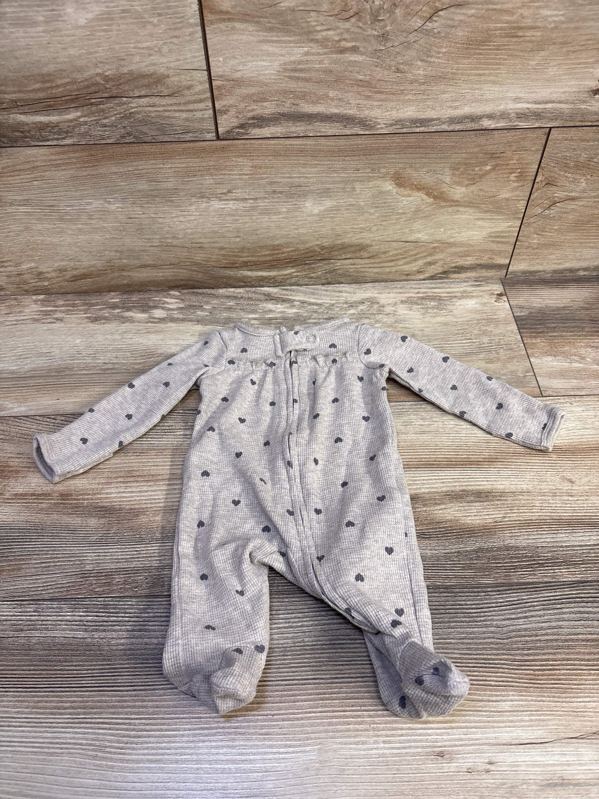 Just One You Waffle Knit Sleeper Tan sz Newborn