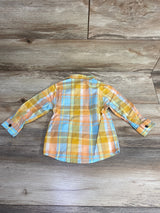 Cat & Jack Button Up Shirt Yellow sz 18m
