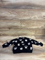 NEW Baby Gap VintageSoft Halloween Pullover Sweatshirt Black sz 18-24m