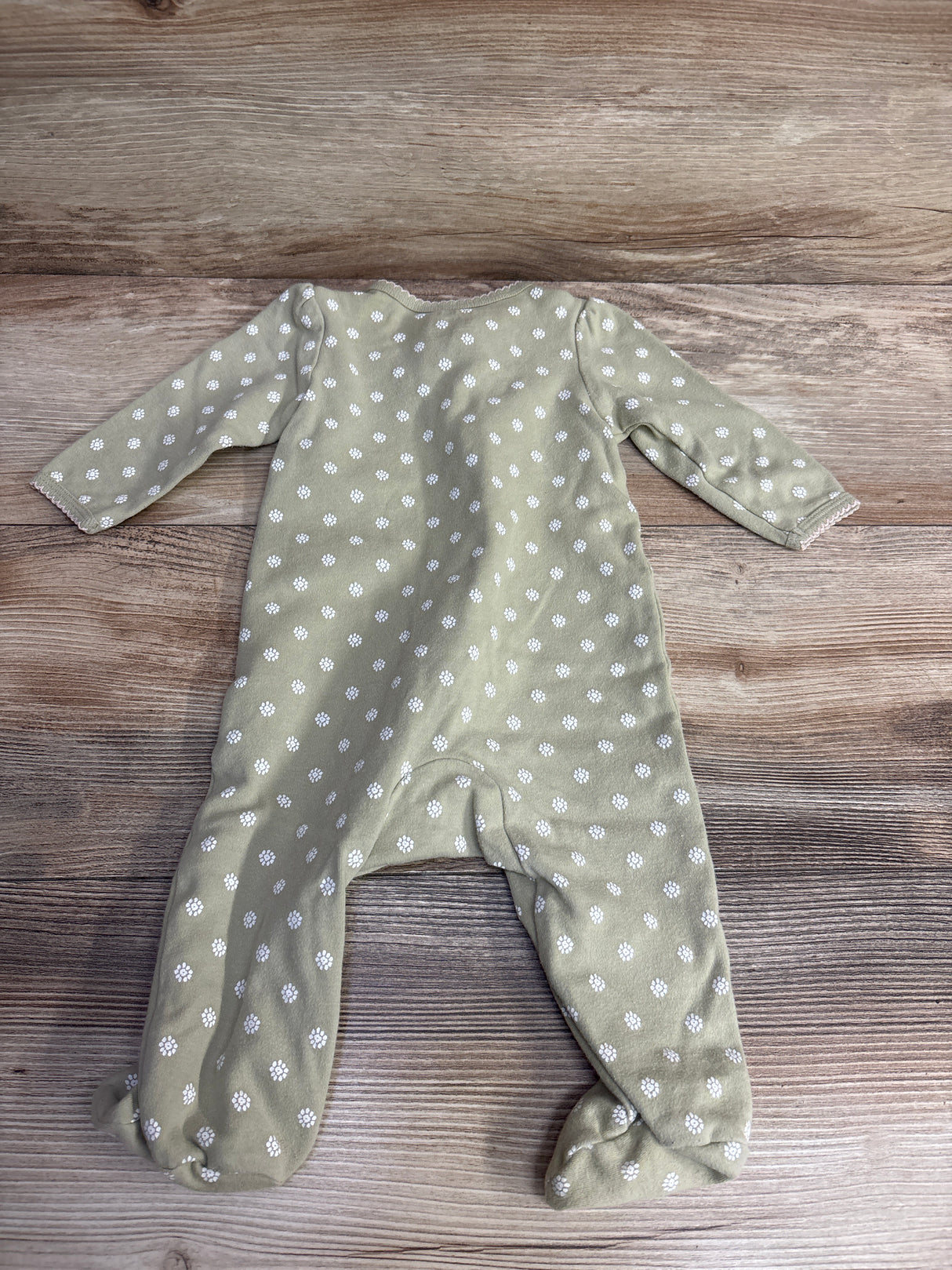 Carter's Bunny Sleeper Sage sz 6m