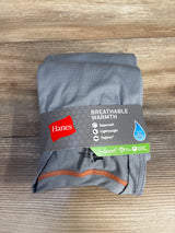 NEW Hanes Boys Tagless Crew & Pant Set Grey Sz XL (18-20)