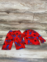 Marvel Spider-Man 2pc Coat Style Pajama Set Red sz 18m