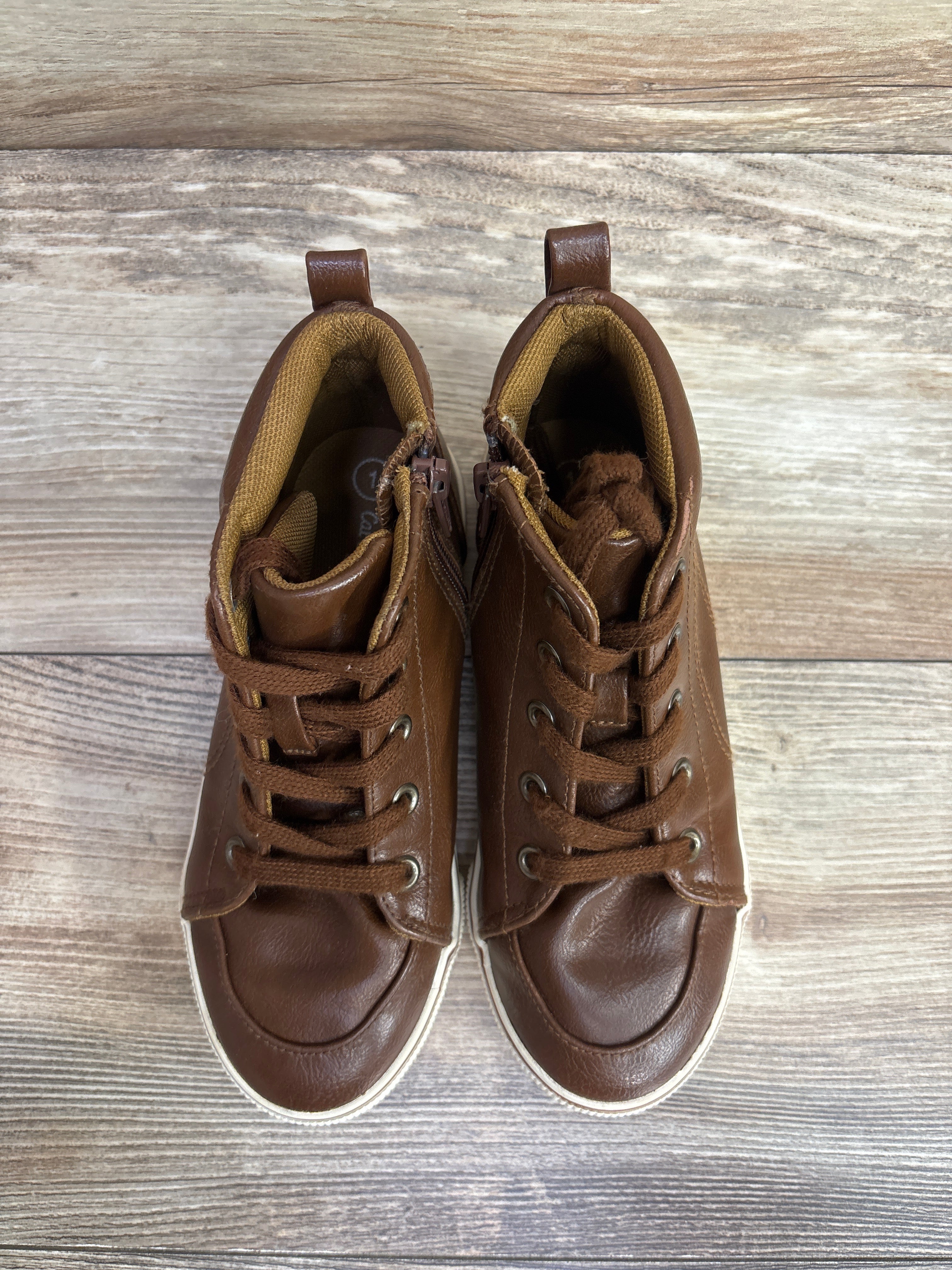 Cat & Jack Florian Mid-Top Sneakers Brown sz 1Y – Me n Mommy To Be