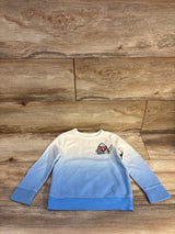 Old Navy Ombre Shark Print Sweatshirt Cream sz 3T