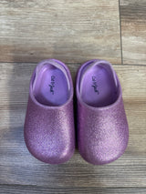 Cat & Jack Rowan Slip-On Clogs Glitter Purple sz 5c