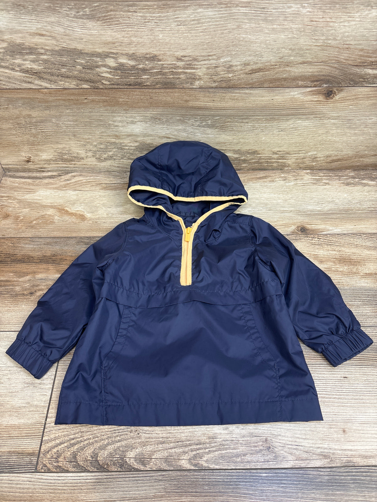 Old Navy Half-Zip Anorak Rain Jacket Navy sz 18-24m